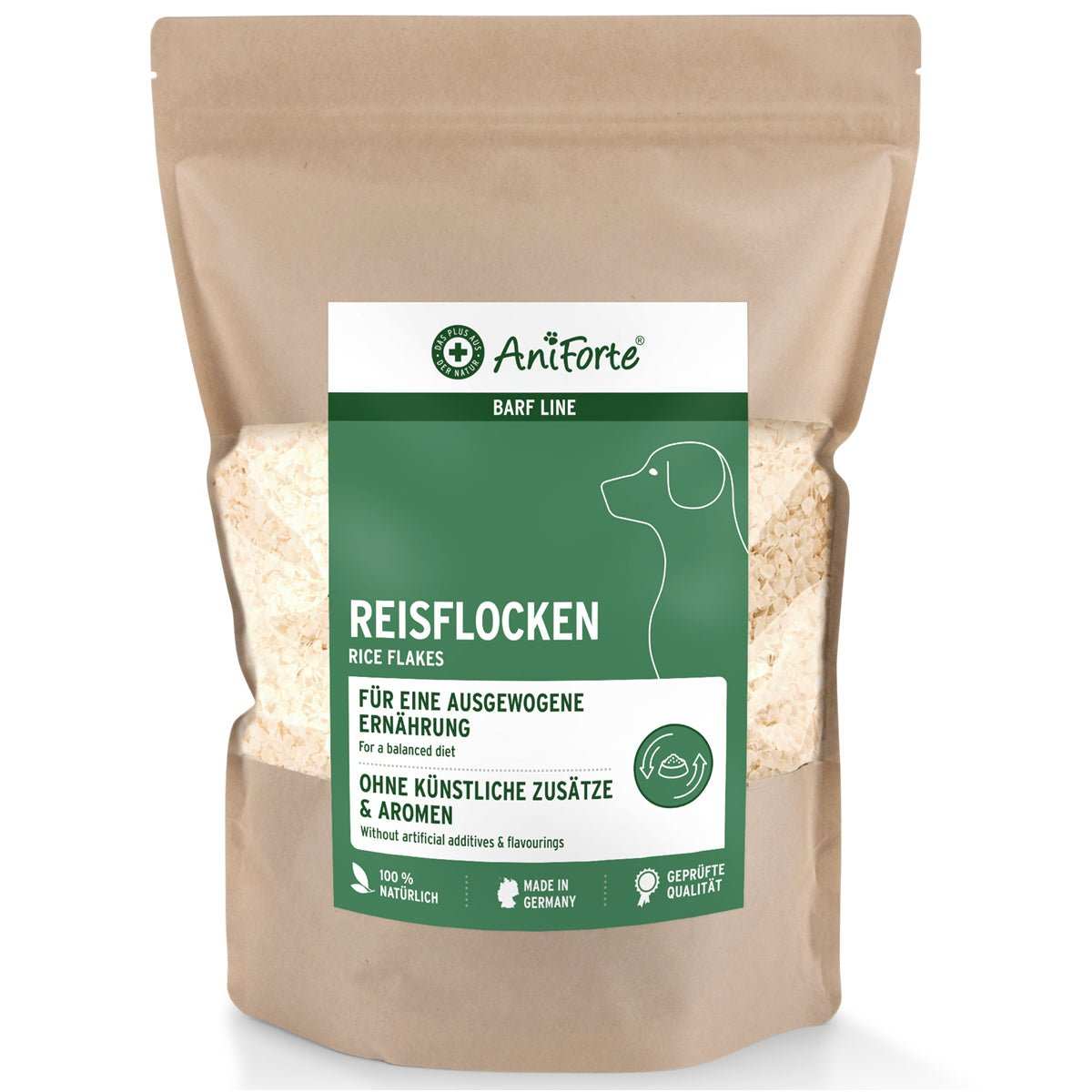 Verpackung BARF - Line Reisflocken - AniForte