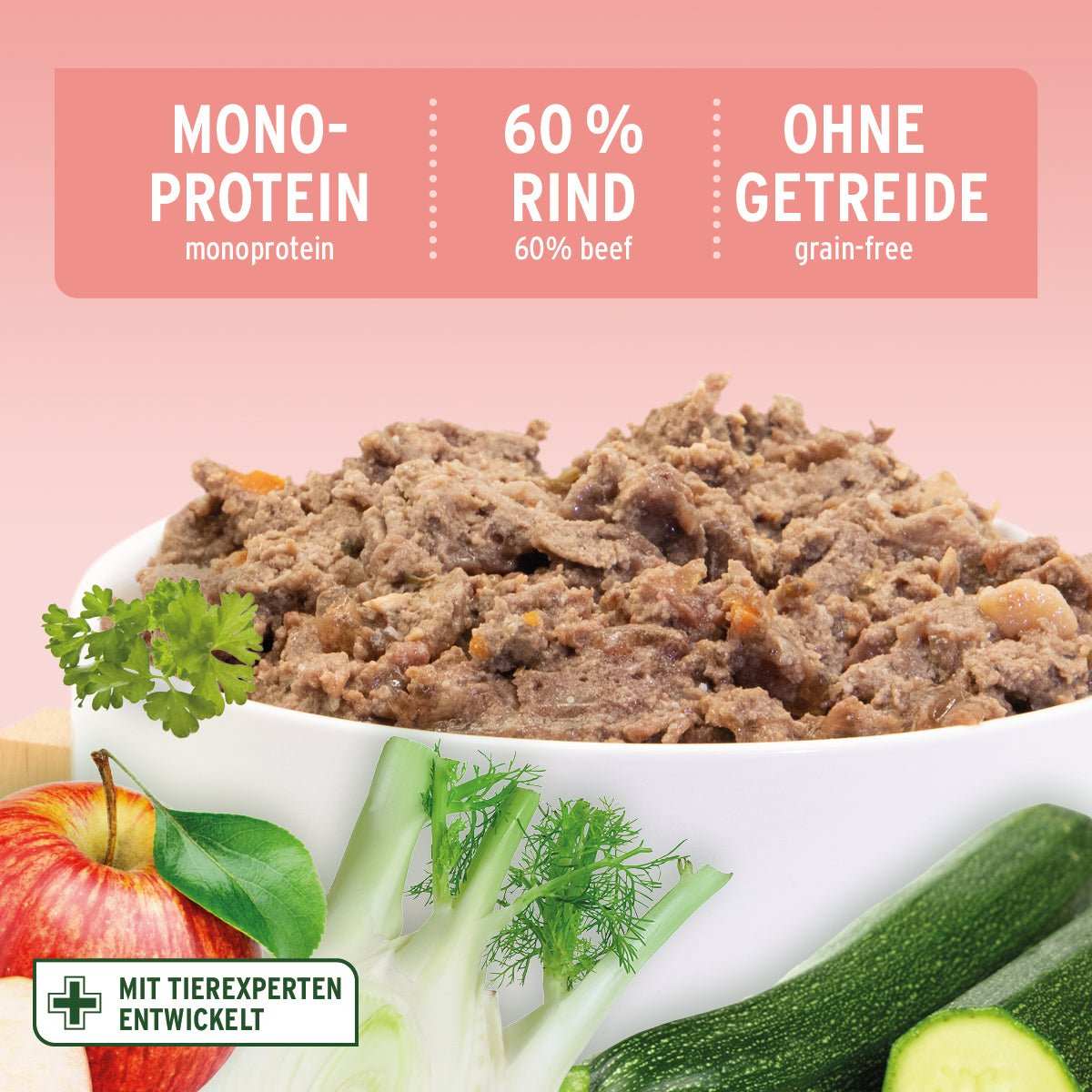 Schale Nassfutter CountryBeef – "Rind mit Karotte" - AniForte