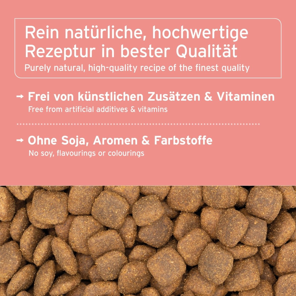 Trockenfutter Rind mit natürlicher Rezeptur ohne Zusatzstoffe hochwertiges Hundefutter