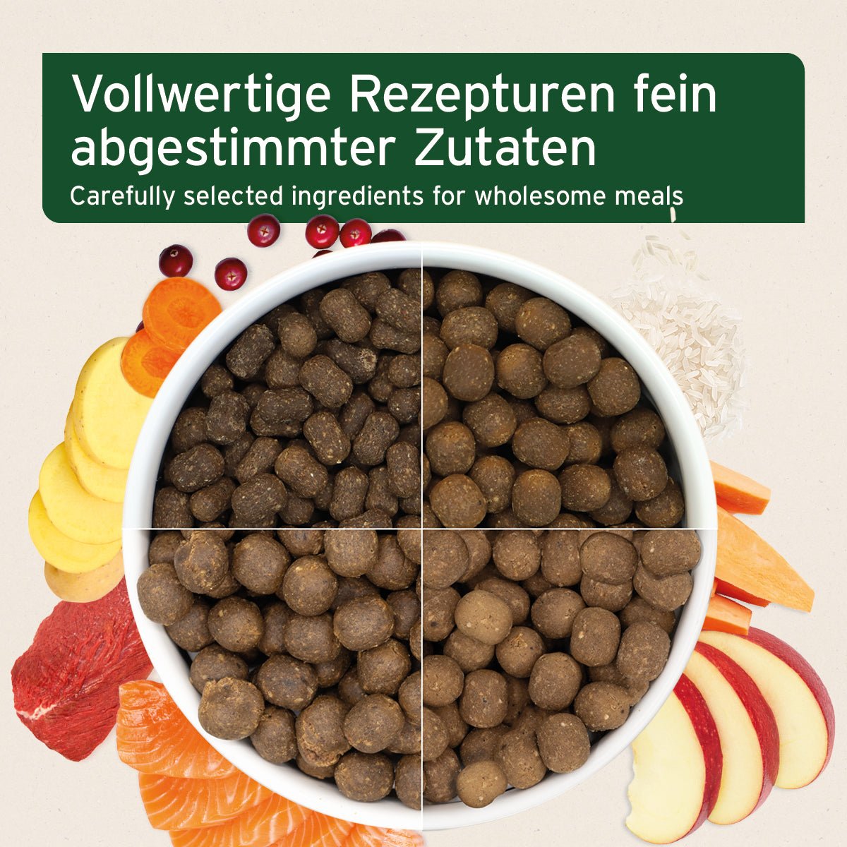 Probierpaket: Halbfeuchtes Trockenfutter 4 x 500 g - AniForte